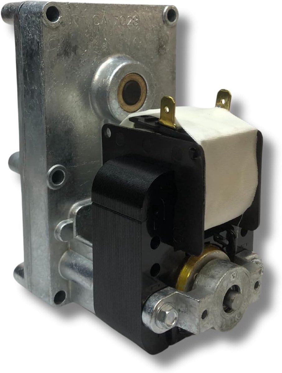Speed motor 2 rpm - 9.5 mm asdiameter - 23 Nm koppel - Geschikt voor pelletkachels en open haarden - ShopVlot