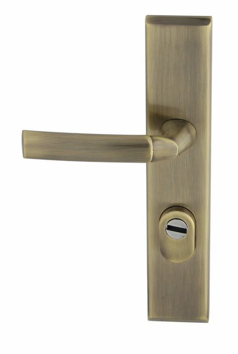 SPACE K+K Buitendeur Klink Brons Links met Cilindergat 85mm