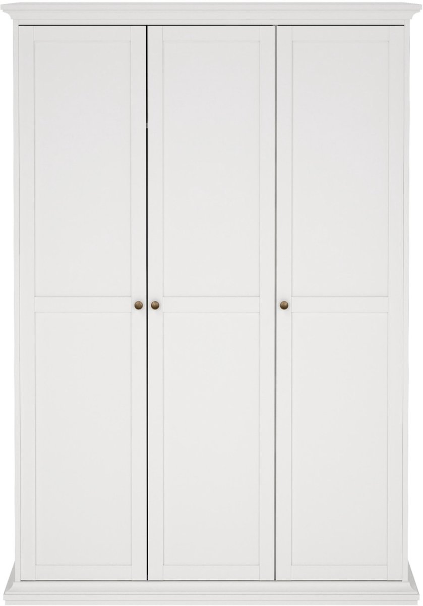Giga Living Kledingkast Paris - Wit - 140x200x60cm