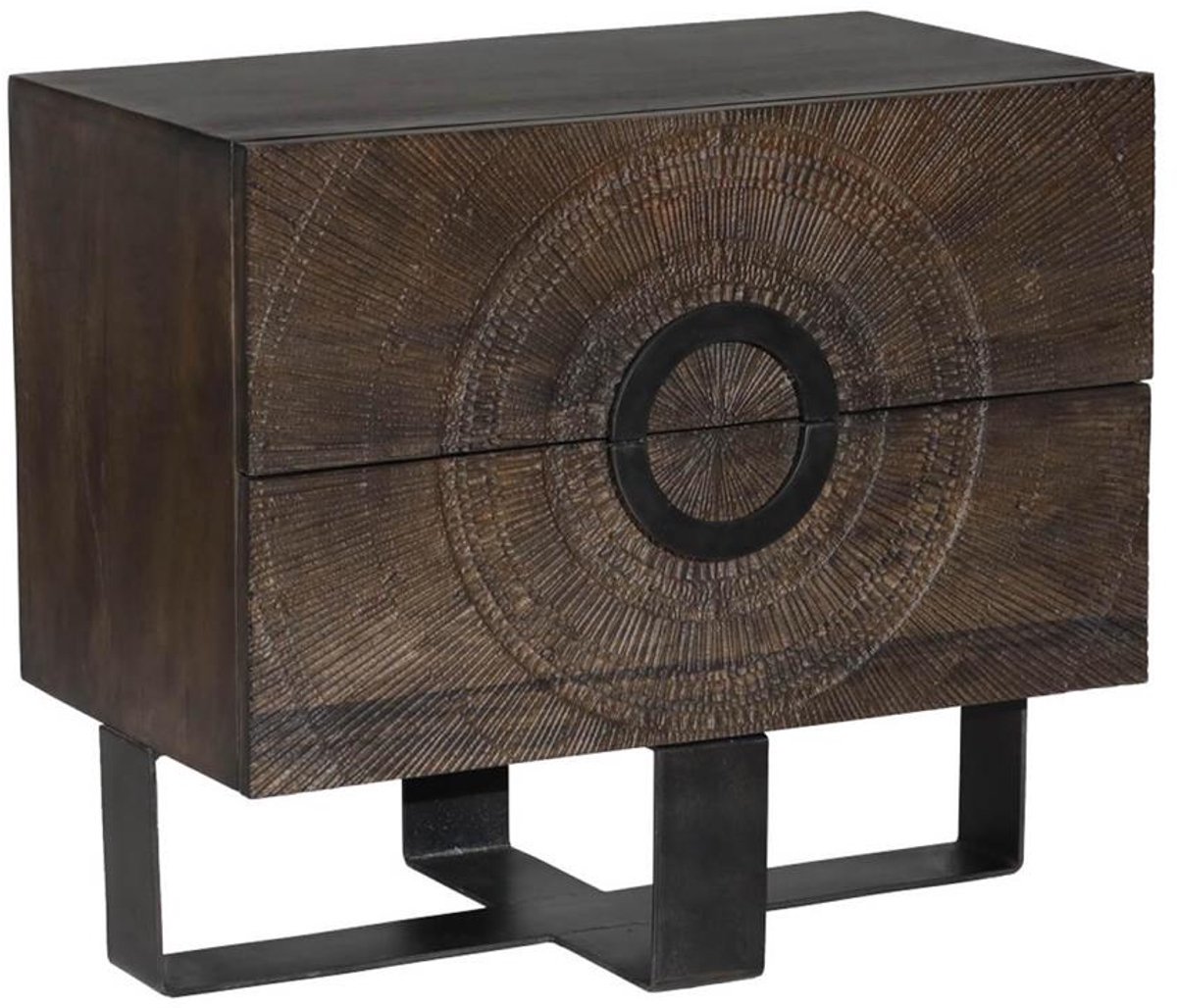 Tower Living Ladekast Padua - Bruin Hout - Incl. Opbergruimte - 80x45x70cm