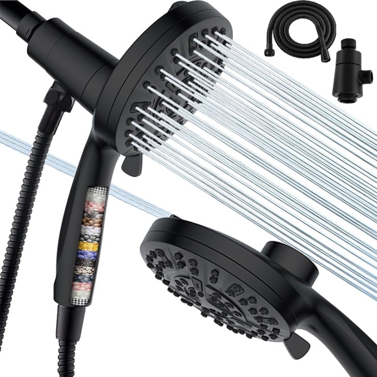 Douchekop met magnetische houder - 10 spuitmodi - hoge druk - waterbesparend voor een luxe douche-ervaring - ShopVlot