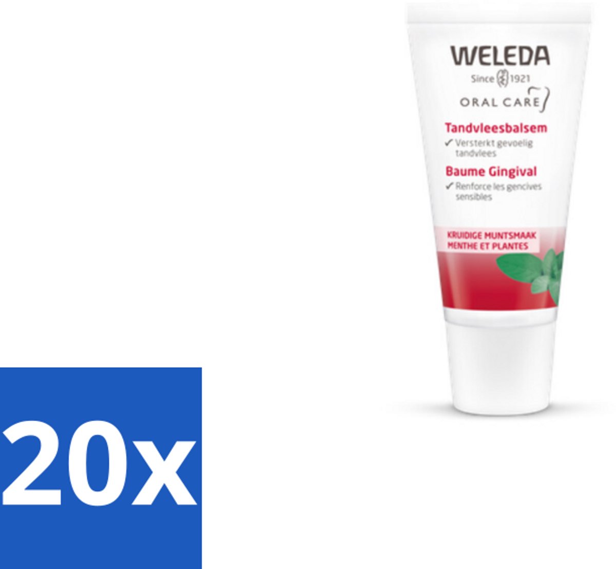 20 x WELEDA - Tandvleesbalsem - 30 ml - Voordeelverpakking - 20 stuks