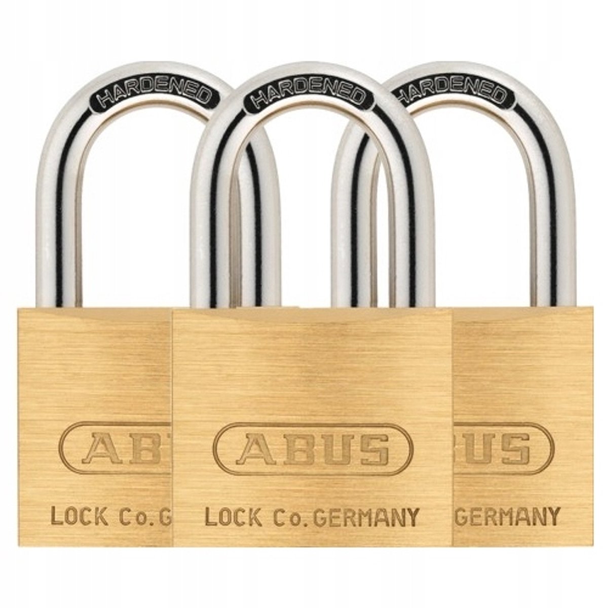 ABUS Messing Hangslot 719/40 Tripples S - 3 stuks op 1 sleutel