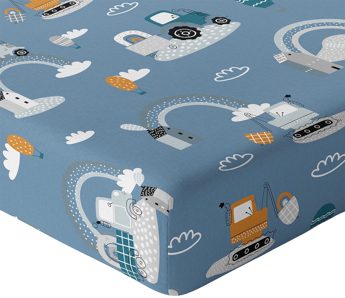 Hoeslaken 90x40cm met Elastiek - 100% Katoen - Babybedje