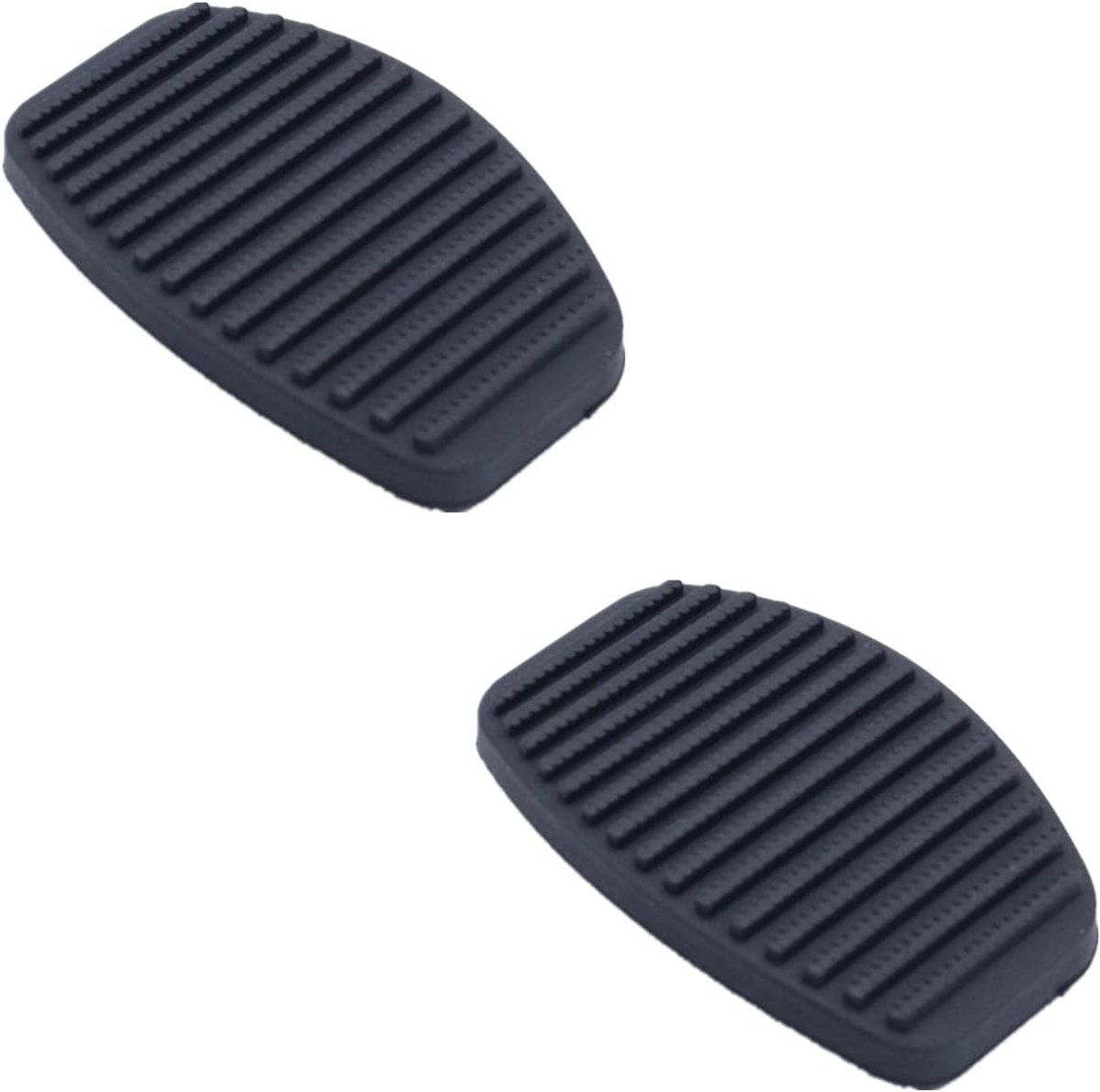 clutch pedaal rubber cover - 2x set - geschikt voor Fiat modellen - eenvoudig te installeren - ShopVlot