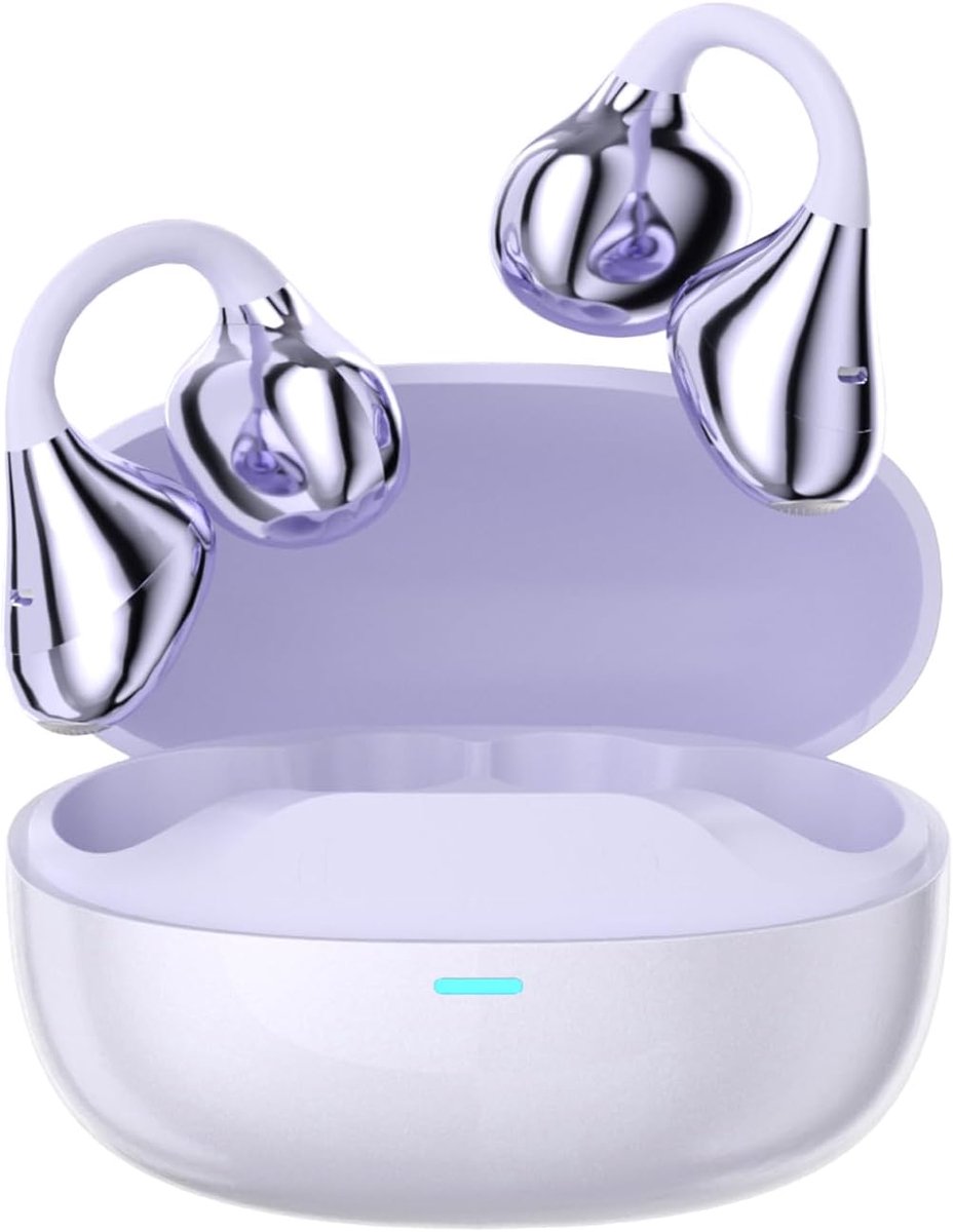Open Ear oordopjes draadloze Bluetooth 6.0 - IP54 waterdicht - ruisonderdrukking - voor sportgebruik - ShopVlot