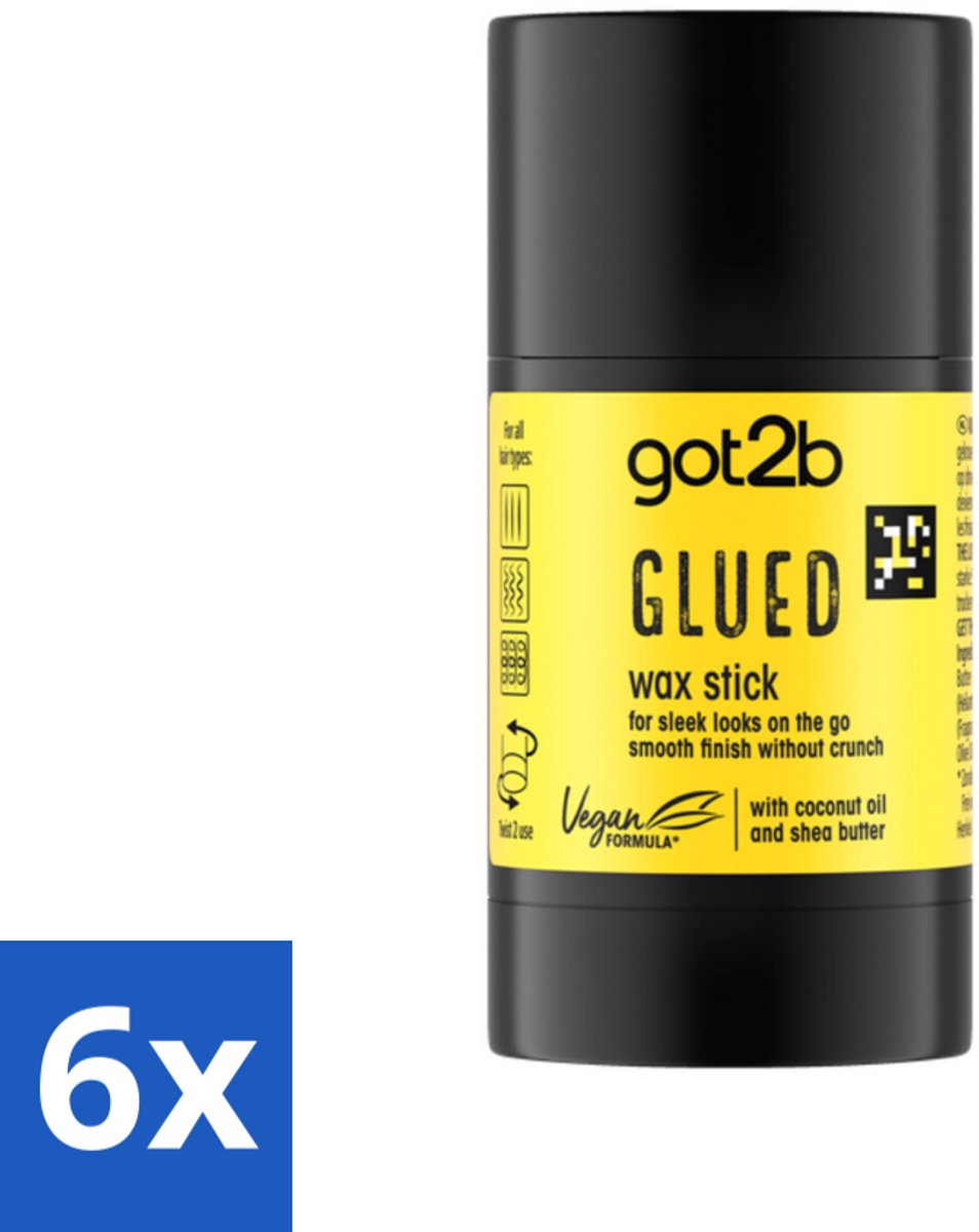 Got2B - Wax Stick - Glued - 50 g - Voordeelverpakking - 6 stuks