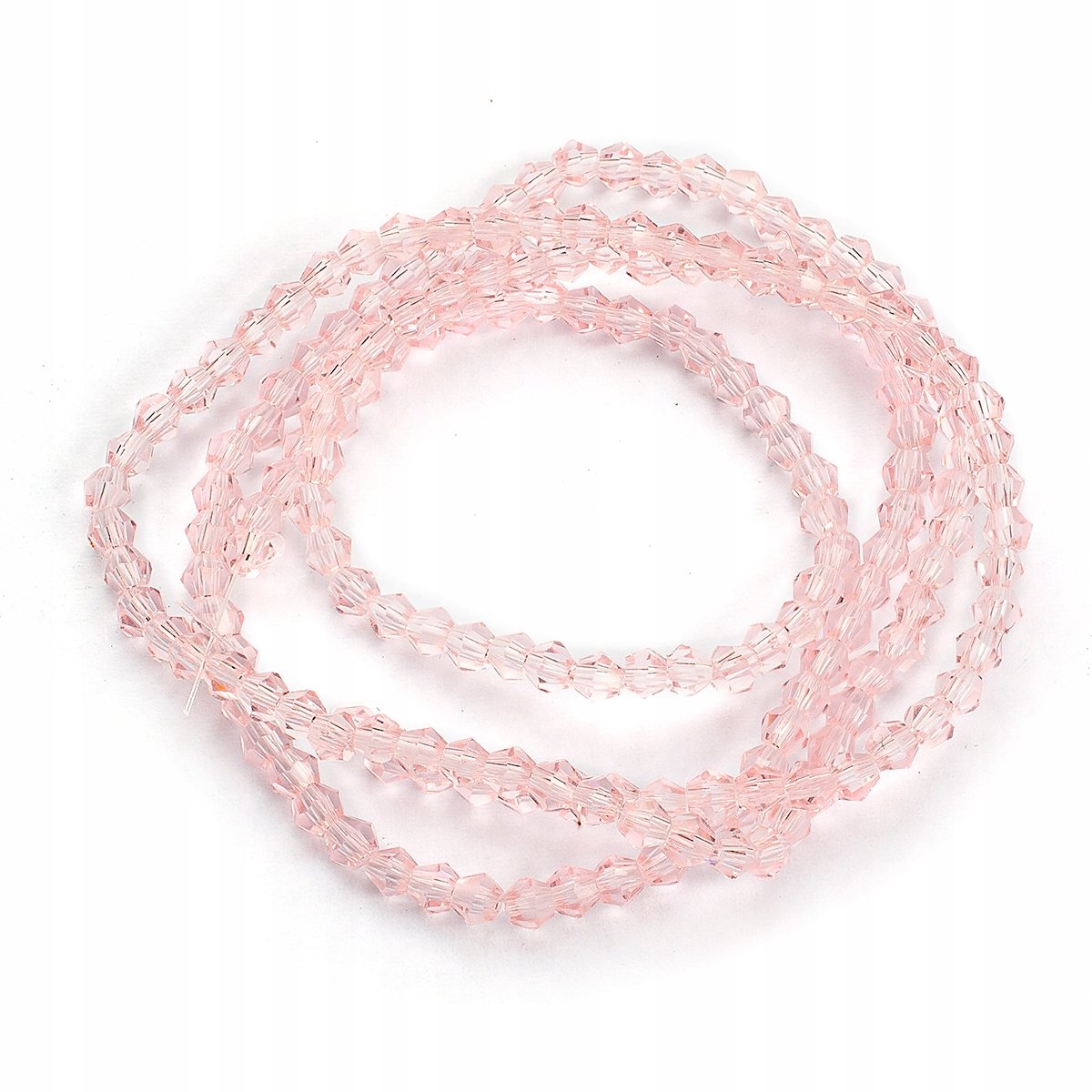 Merkloze Roze Facet Kristalglazen Kralen 2x3mm (200 stuks)