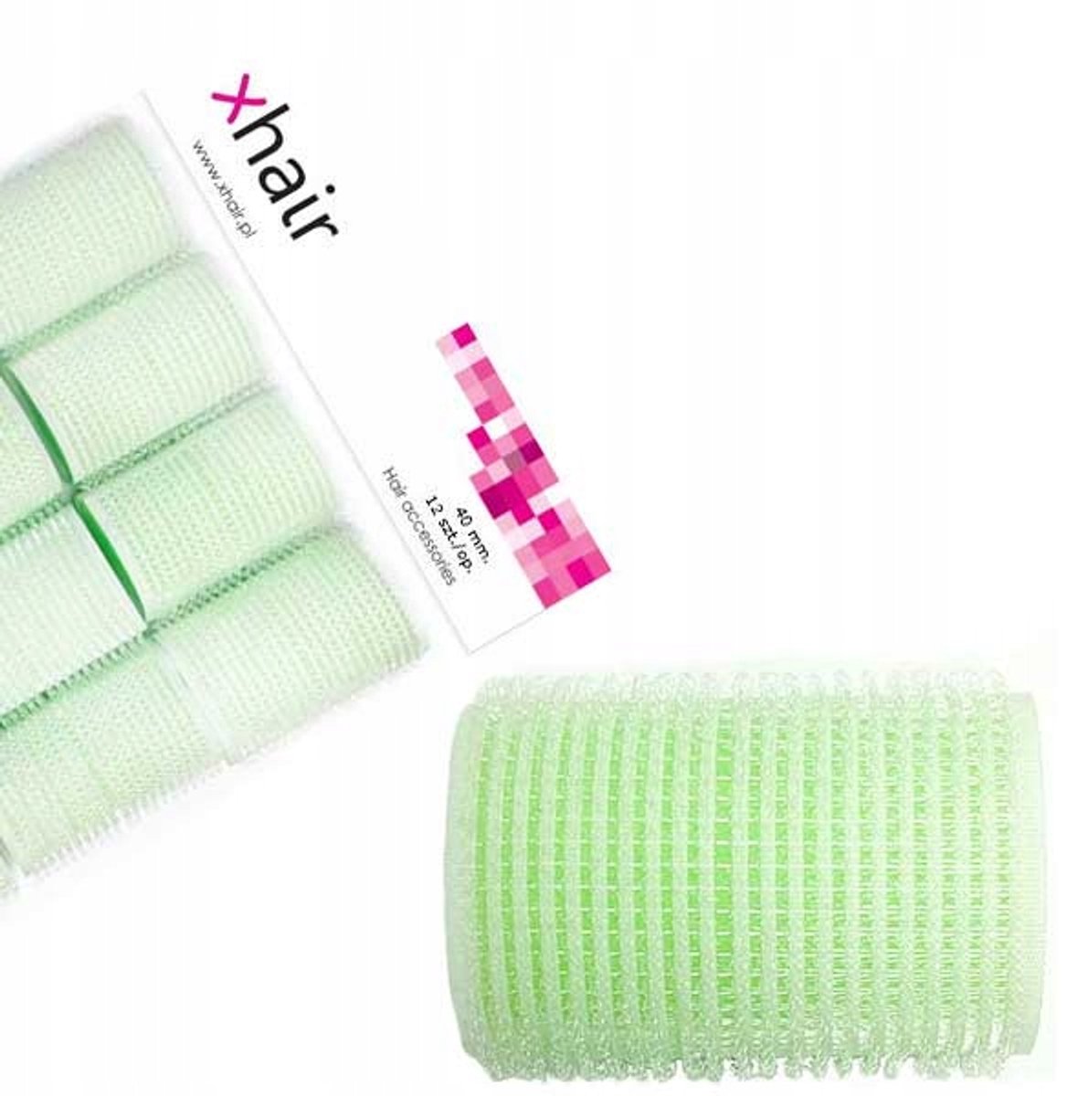 Zachte Slaaprollers voor Haar - 40mm - 12 Stuks