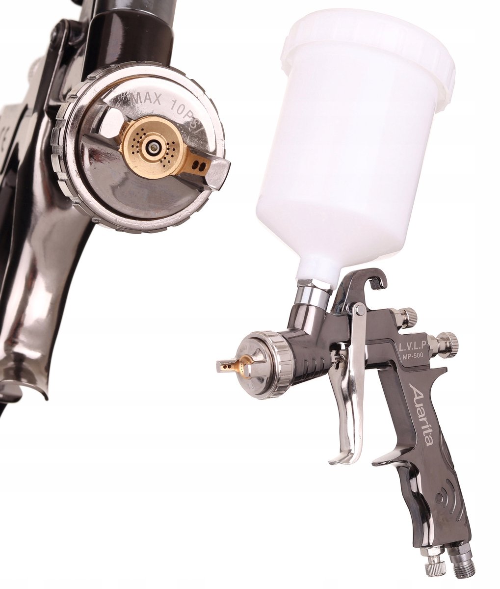 Merkloos Spuitpistool LVLP 1.1mm met 600ml Tank