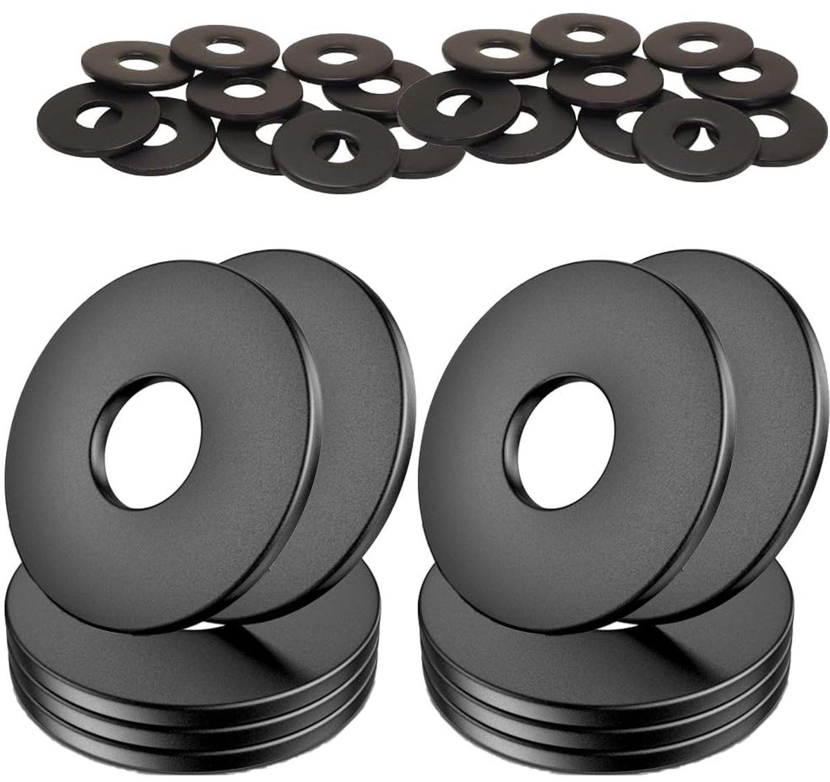 30 stuks sluitringen platte carrosserieschijven set - ShopVlot