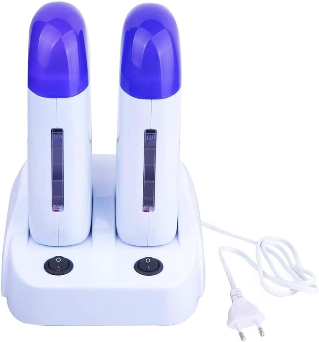 Dubbele Waxverwarmer met Roller en Sokkel - 40 W - Voor Professioneel Gebruik