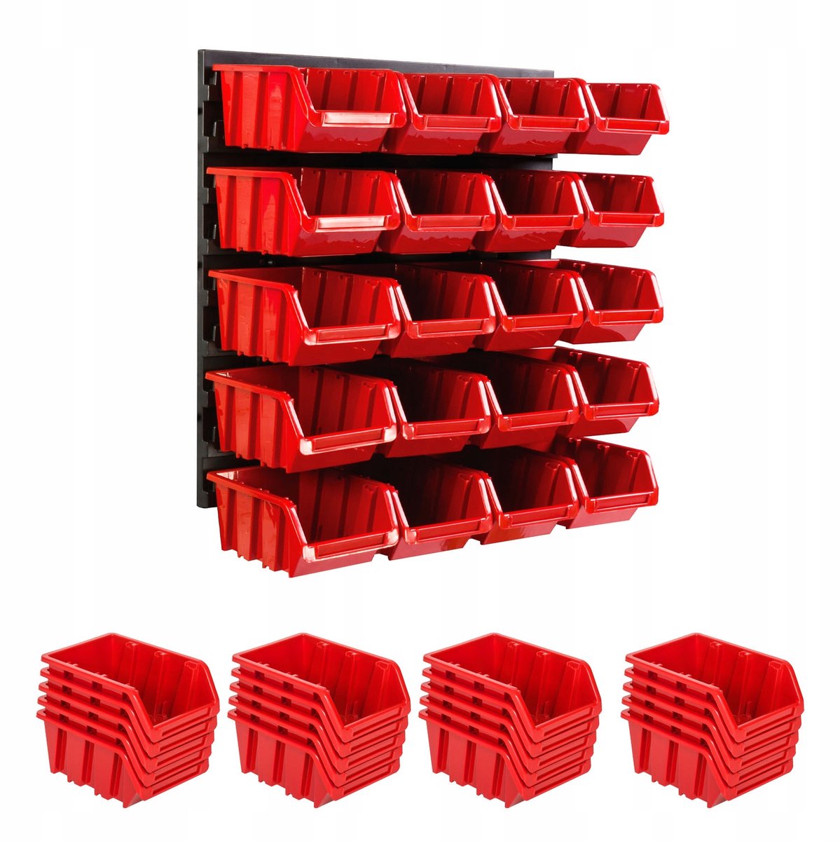 Gereedschapsbord 386x390mm met 20 Bakjes - Werkplaats Organizer