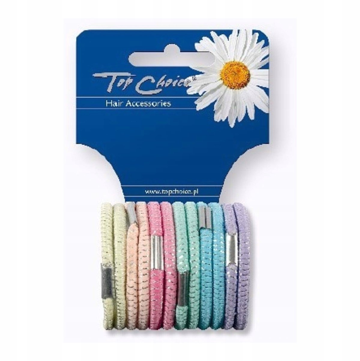 Top Choice Haarbandjes Metaal 12 Stuks Pastel