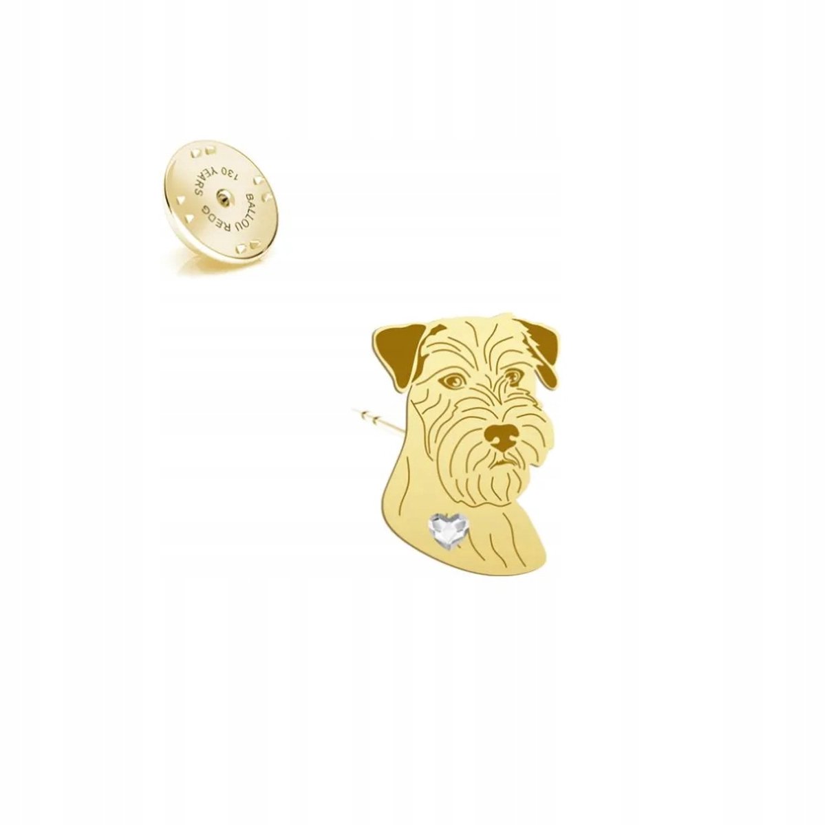 Gouden Jack Russell Terrier Speld 925 Zilver Verguld - Uniek Cadeau