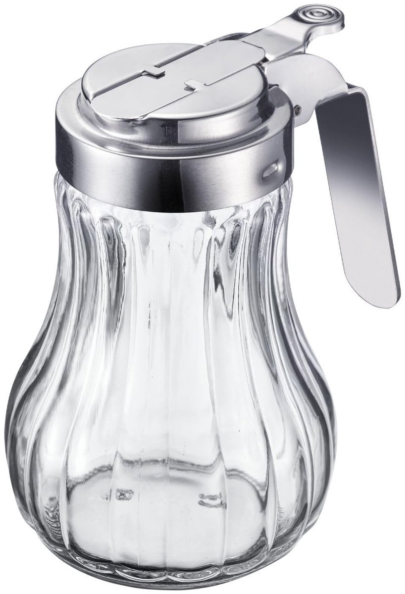 Solidchoice - Glazen Room- en Honingdispenser 250 ml