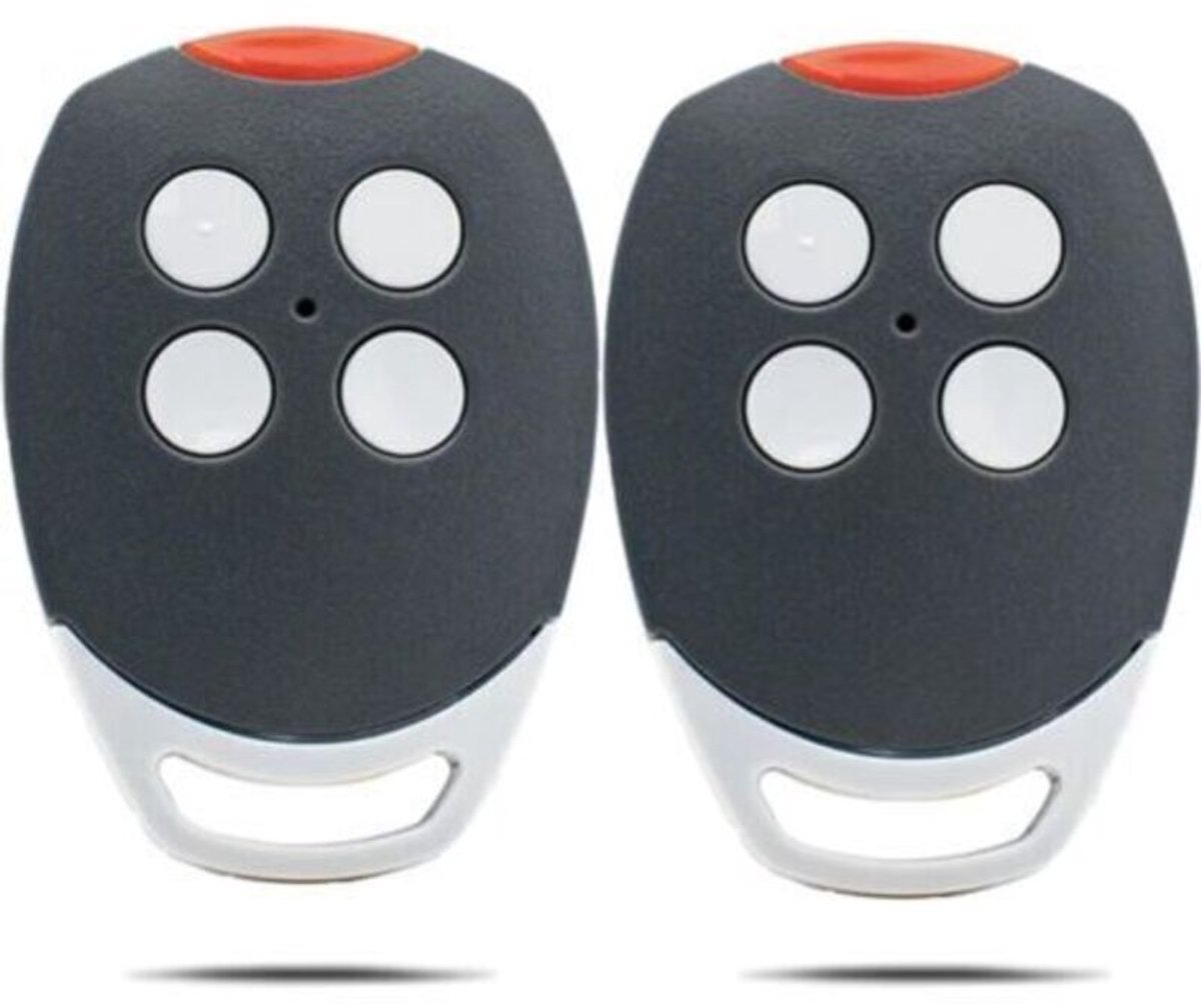 Tweedelige afstandsbedieningsset voor Ditec GOL4C, ZEN2C en ZEN4C garagedeuren.