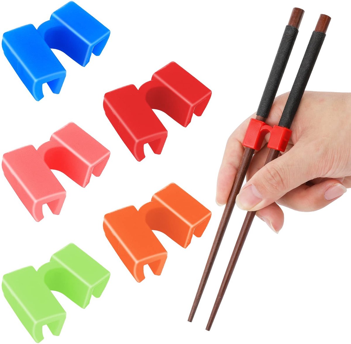 Solidchoice - Set van 5 Herbruikbare Trainingsstokjes voor Beginners