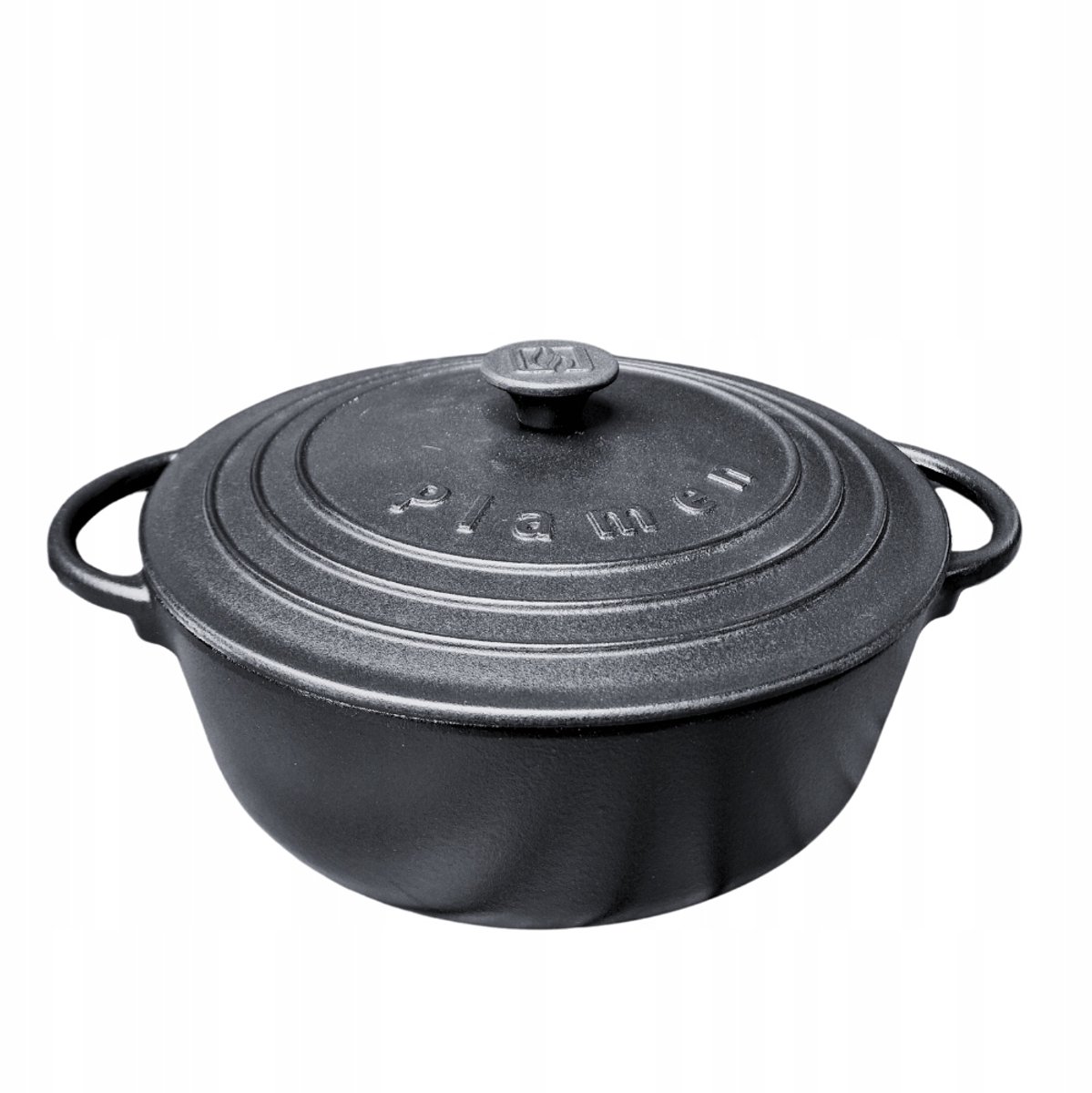 Emaille gietijzeren stoofpot 5,7 liter met deksel - merkloos