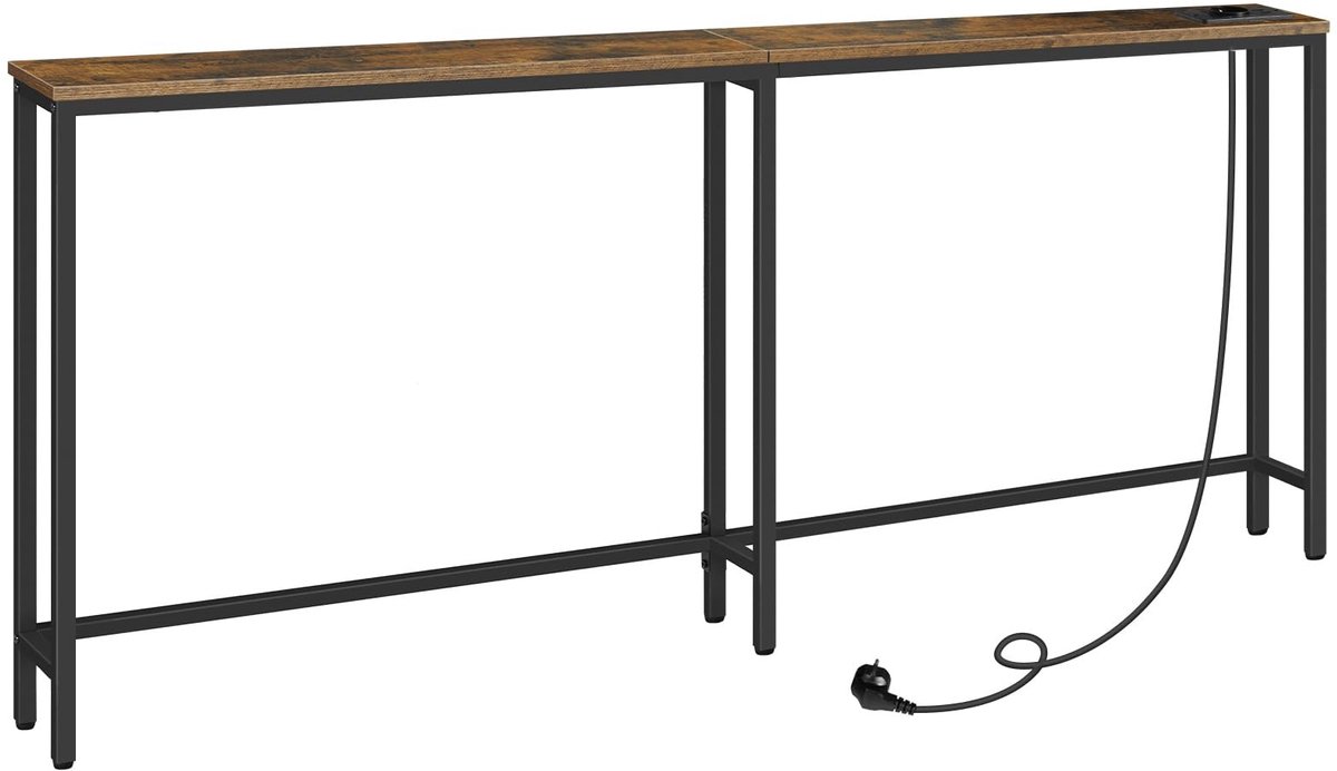 Solidchoice - Smalle Console Tafel met Oplaadstation