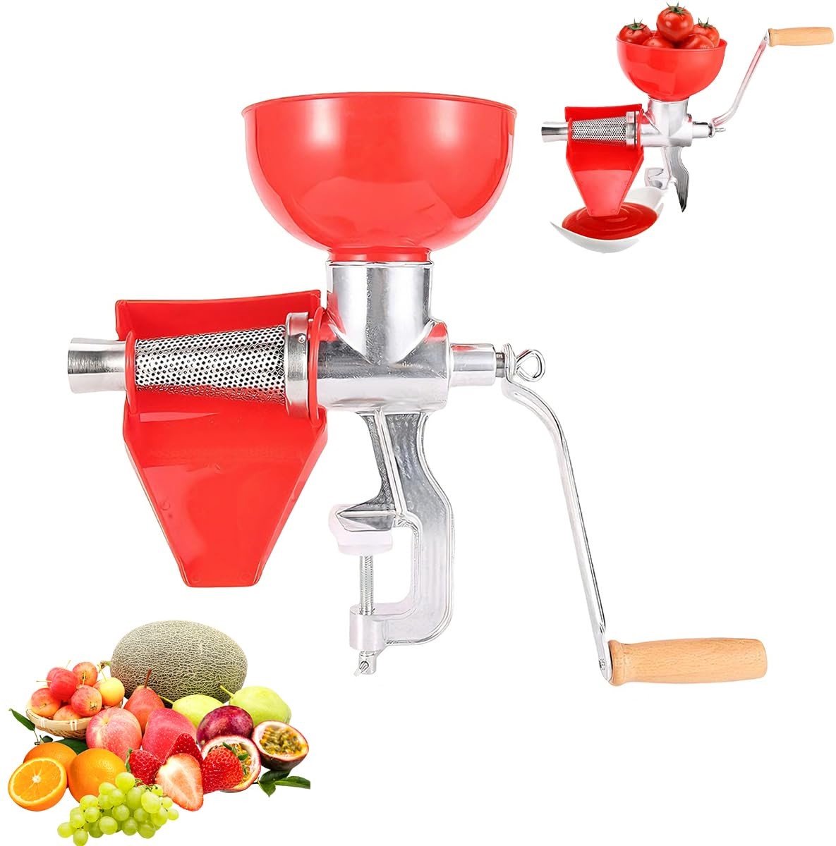 Solidchoice - Handmatige Sapcentrifuge van Aluminiumlegering voor Fruit en Groenten