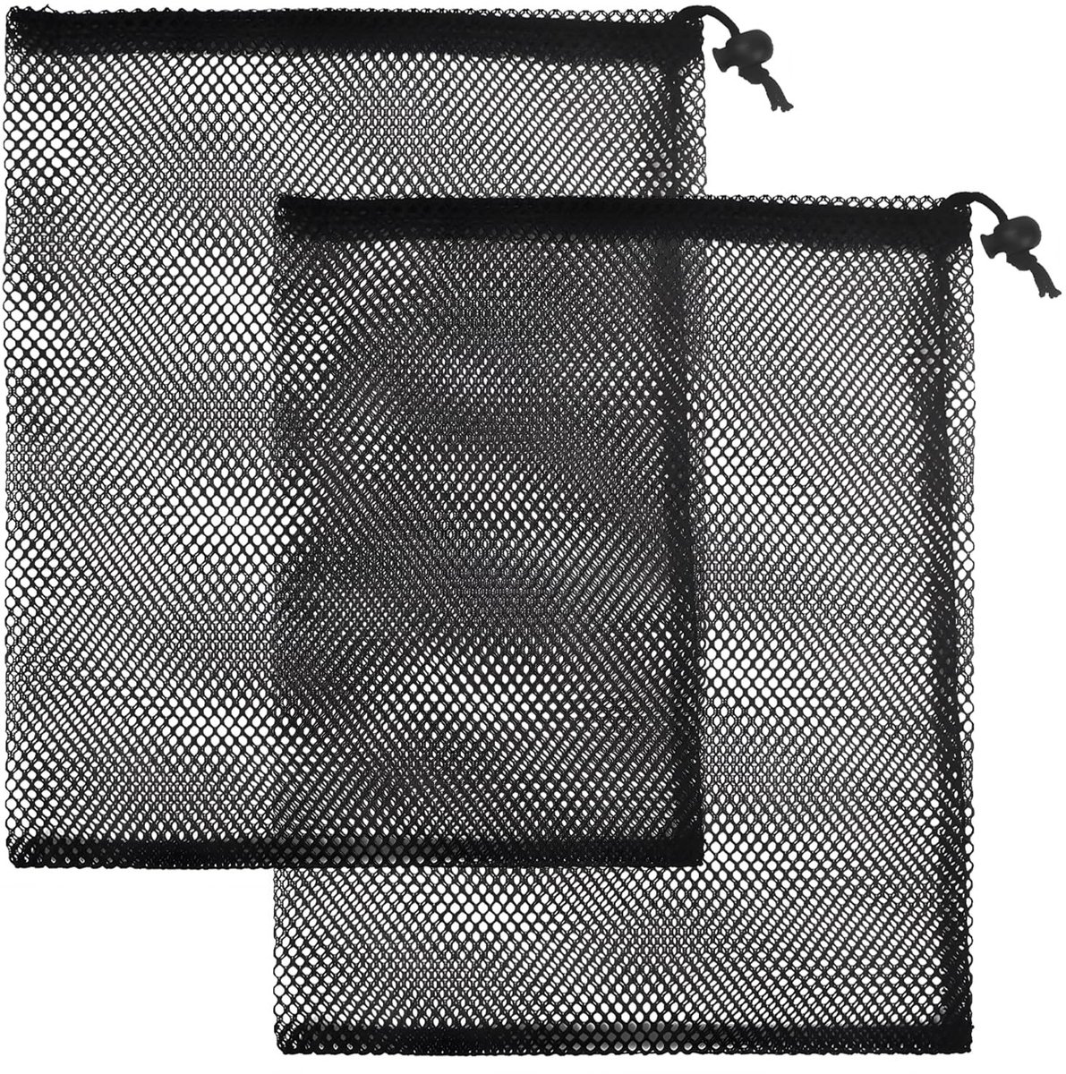 Solidchoice - Grote Mesh Trekkoordtas voor Zwemmen en Strand (35x40 cm)