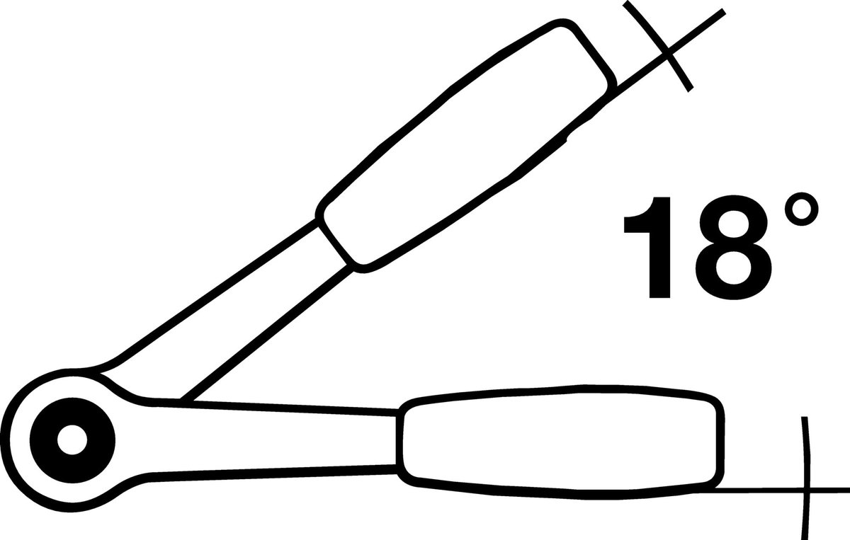 Steeksleutelset 61-delig 1/4 inch SW 4-13mm Z.20 6KT TECWERK