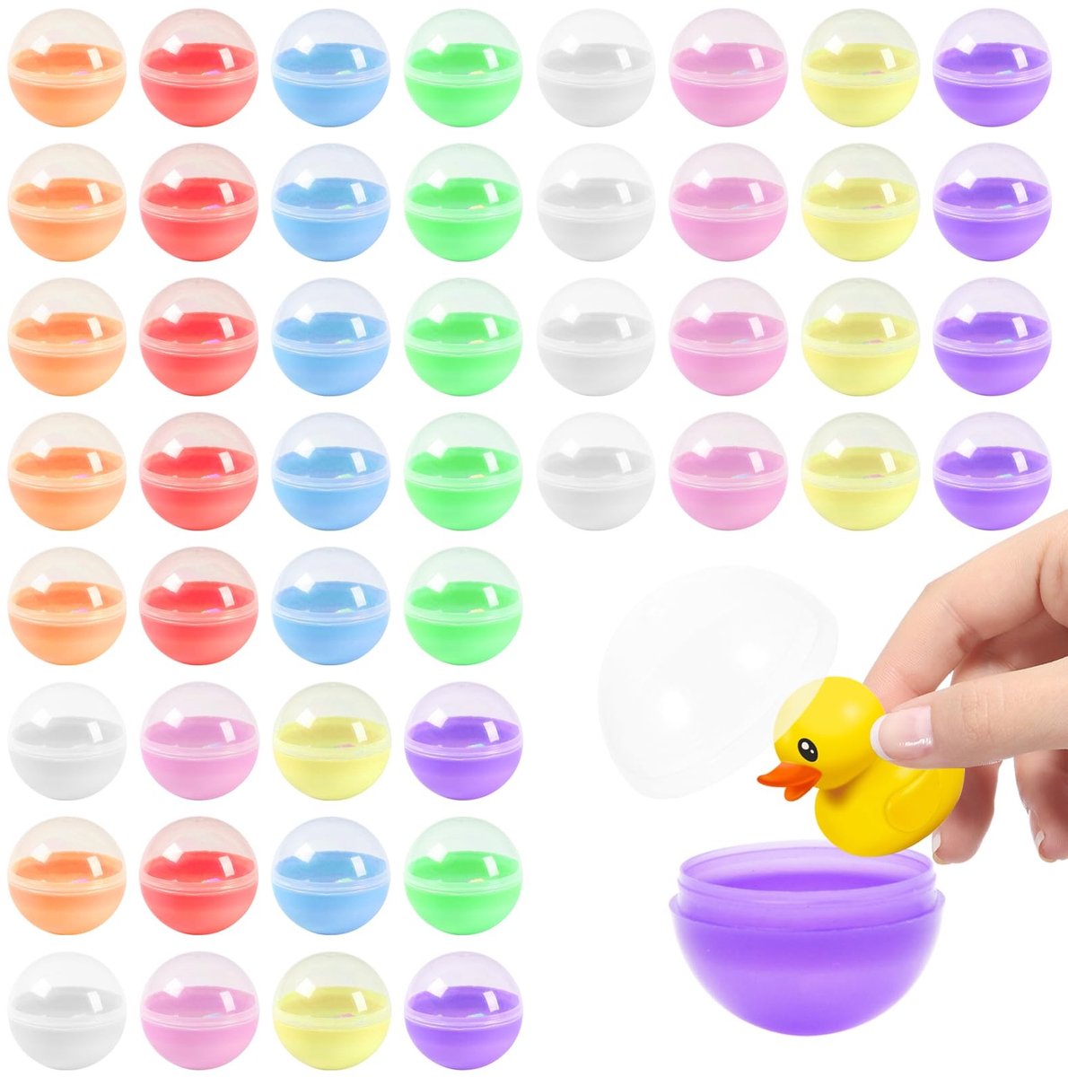 Solidchoice - 100 Stuks 2,8 cm Kleine Plastic Ballen om Te Vullen - Voor Creatieve Projecten