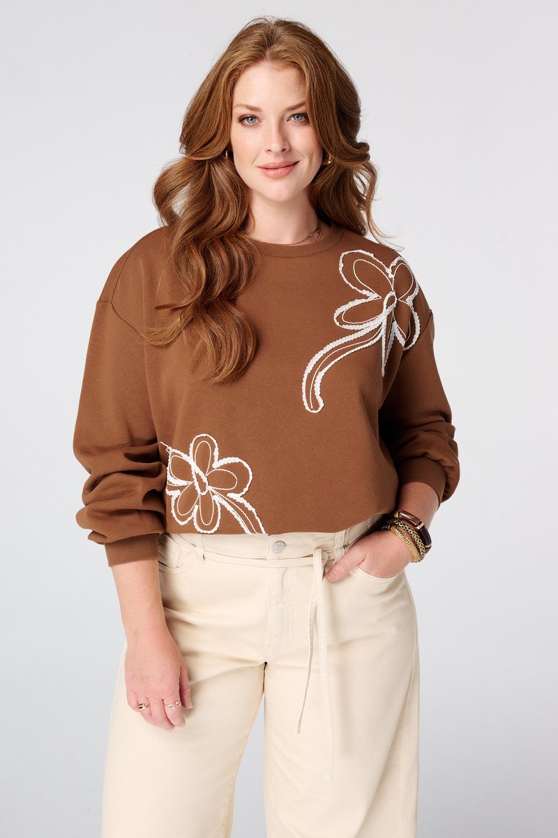 MS Mode Trui Sweater met opdruk