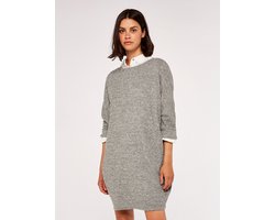 Cocoon-minijurk met ribboord