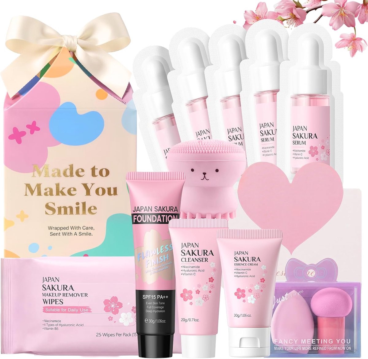 Make-up voor tienermeisjes, Sakura huidverzorgingsset voor tienermeisjes - ShopVlot
