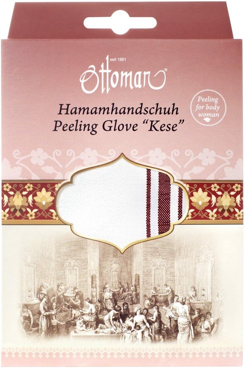Ottoman Care Line Peeling Hammam Glove Kese Luxe for the Body (Ladies) 1er Pack (1 x 1 Piece) - ShopVlot