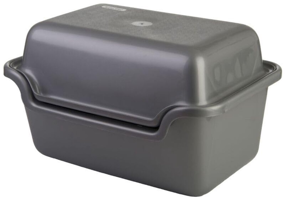 Solidchoice - Aardappelschilbak Zilver 40 x 29 x 25 cm
