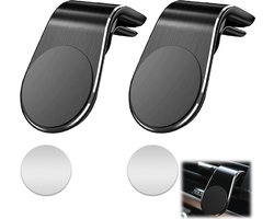 Mobiel houder clip-on - magnetisch - voor ventilatie - veilig gebruik in de auto - SnelShoppen