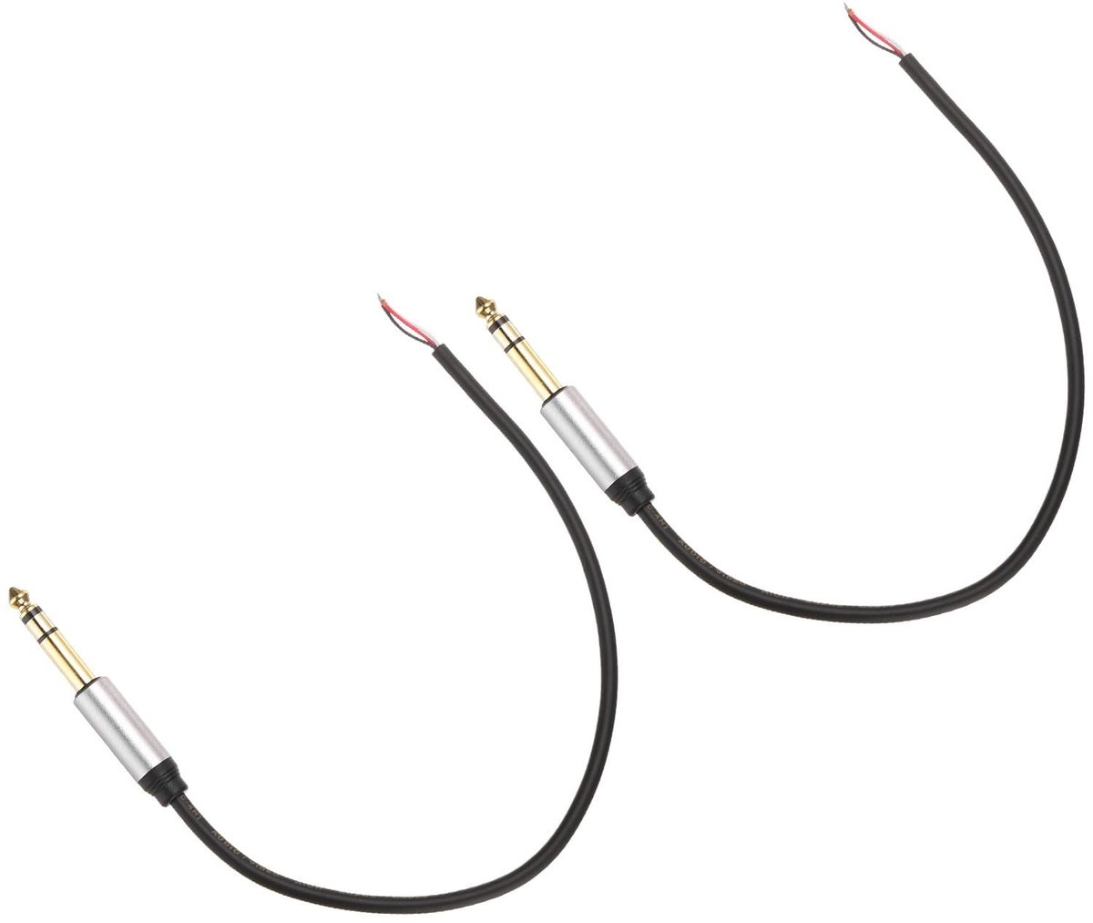 Solidchoice - 2 Stuks Vervangende Male Plug voor Audio Kabels