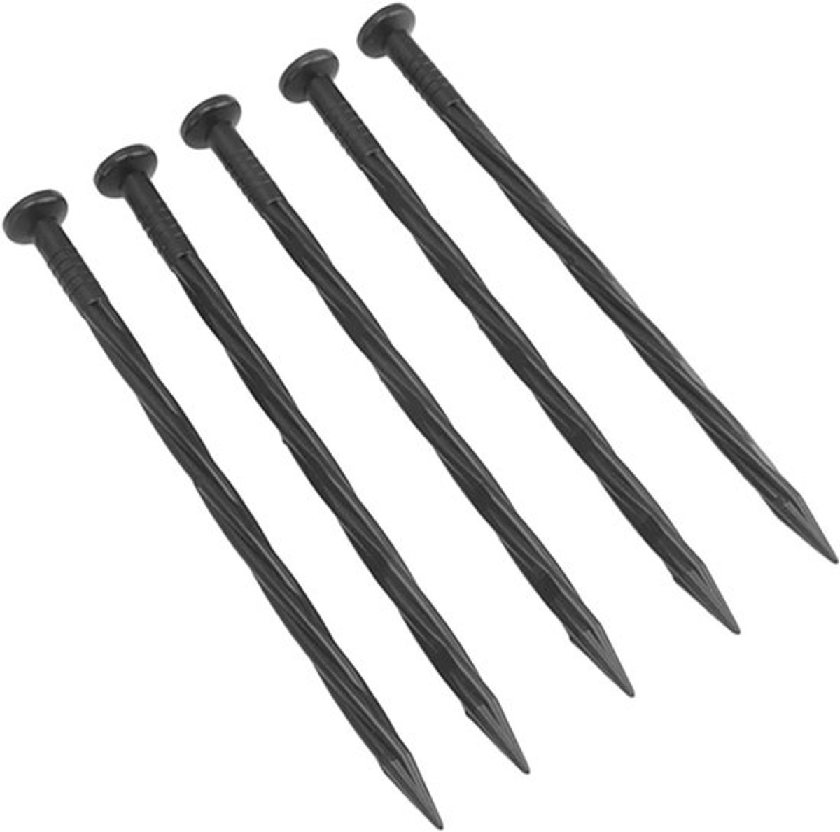 50 Stuks Tuin Spijkers voor Tent en Onkruidbestrijding - Plastic Haringen voor Landschapswerkzaamheden en Spiralen