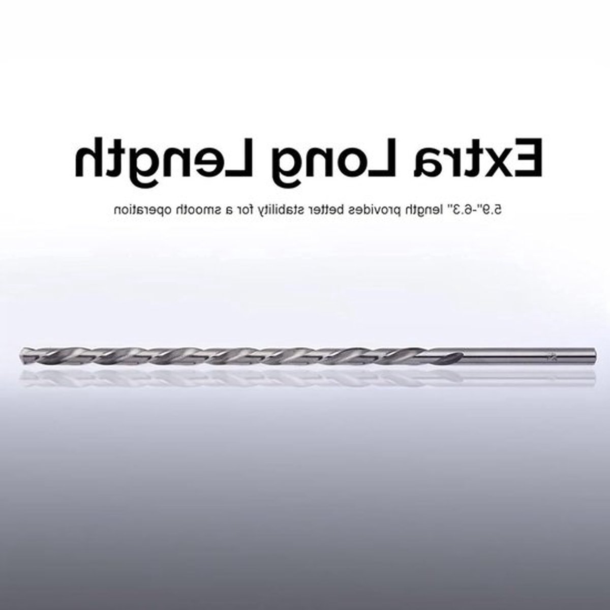 Extra lange twistboor set van 5 stuks, 150mm-160mm, voor hout, plastic en aluminium, 2mm tot 5mm