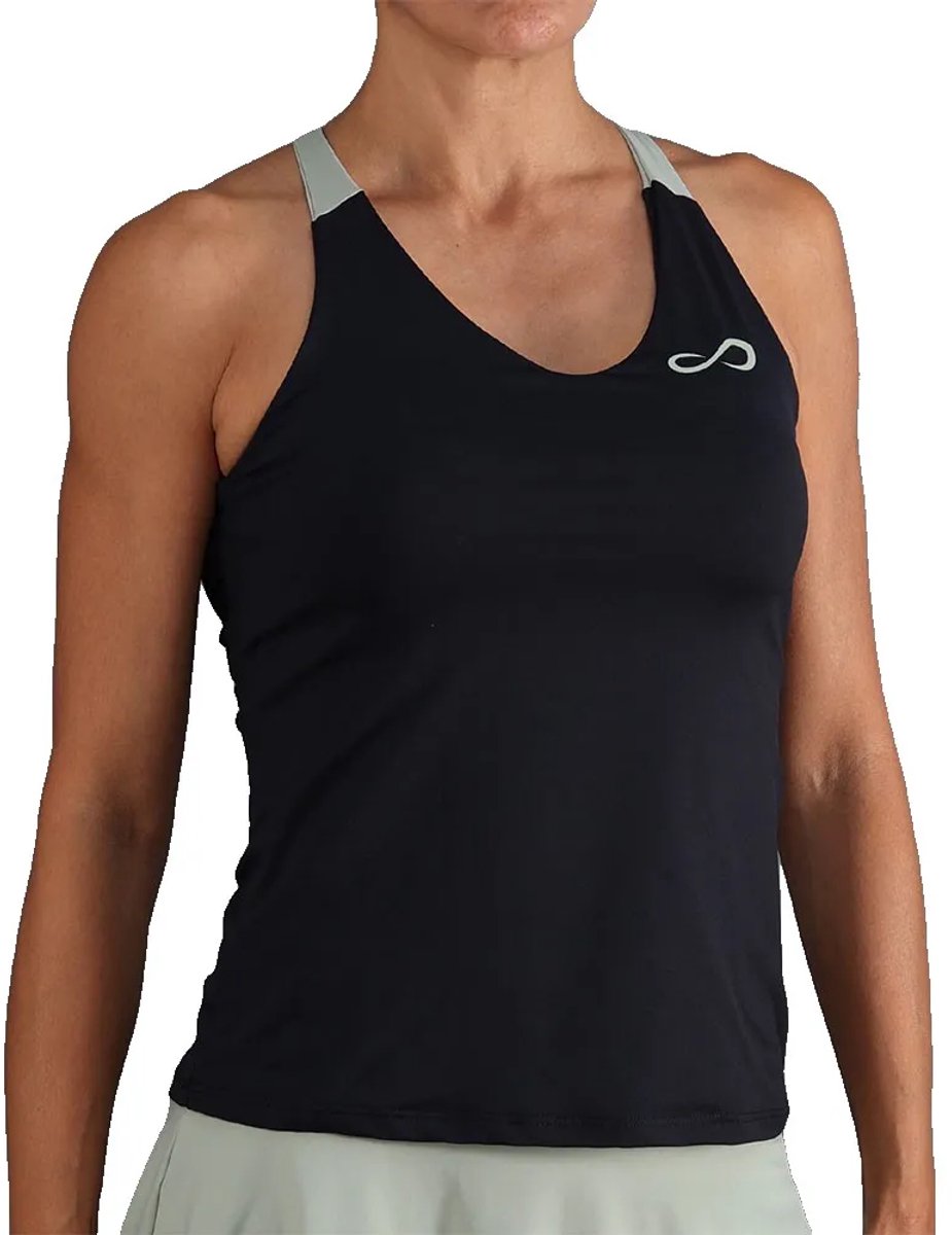 Endless Diamond Mouwloos T-shirt Zwart M Vrouw