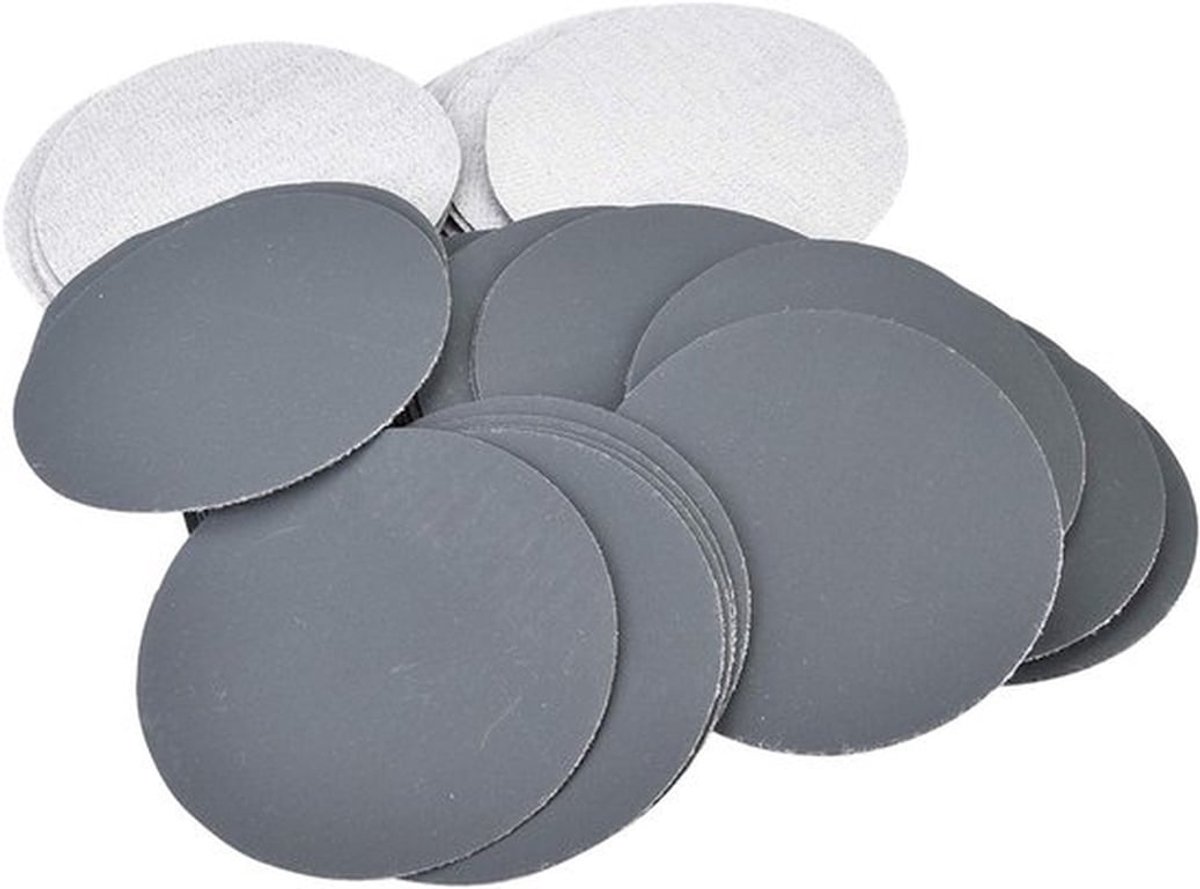 50 Stuks 75mm Schuurdiscs voor Schuren en Polijsten - 3 Inch Schuurpapier en Polijstpads met 1500 Korrelgrootte
