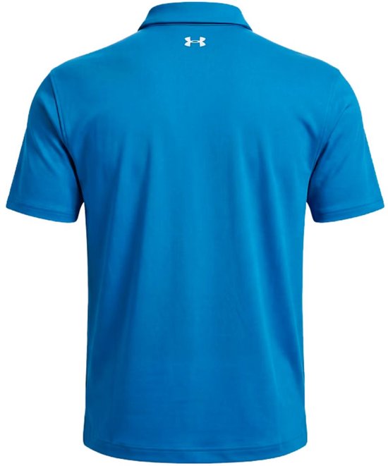 Under Armour T2G Pique Polo Aegean Blauw Heren van Under Armour — afbeelding 3