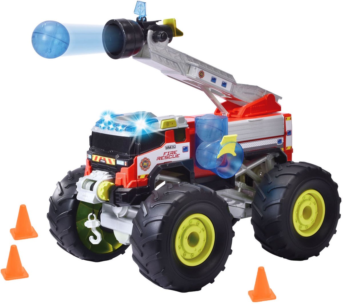 Dickie Toys - Brandweerwagen - Rescue Titans met Licht
