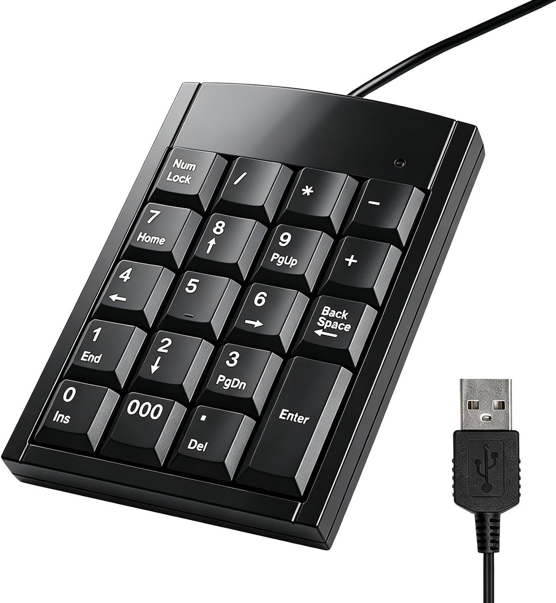 Solidchoice - Waterdicht USB Numeriek Toetsenbord met 19 Toetsen