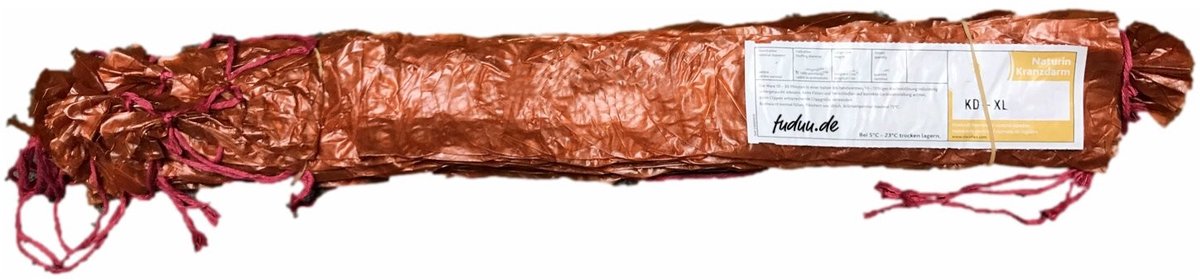 Solidchoice - Kransdarm voor Ruwe Worst Zalmrood, 43/50 cm