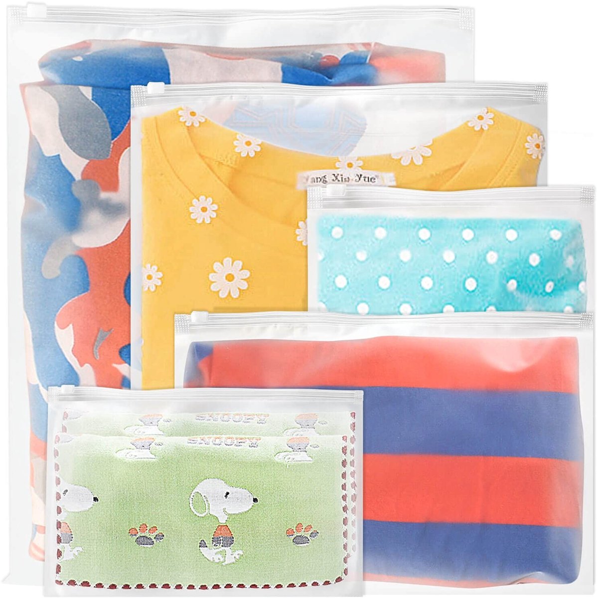 Solidchoice - Set van 30 Herbruikbare Resealable Kledingzakken voor Reizen