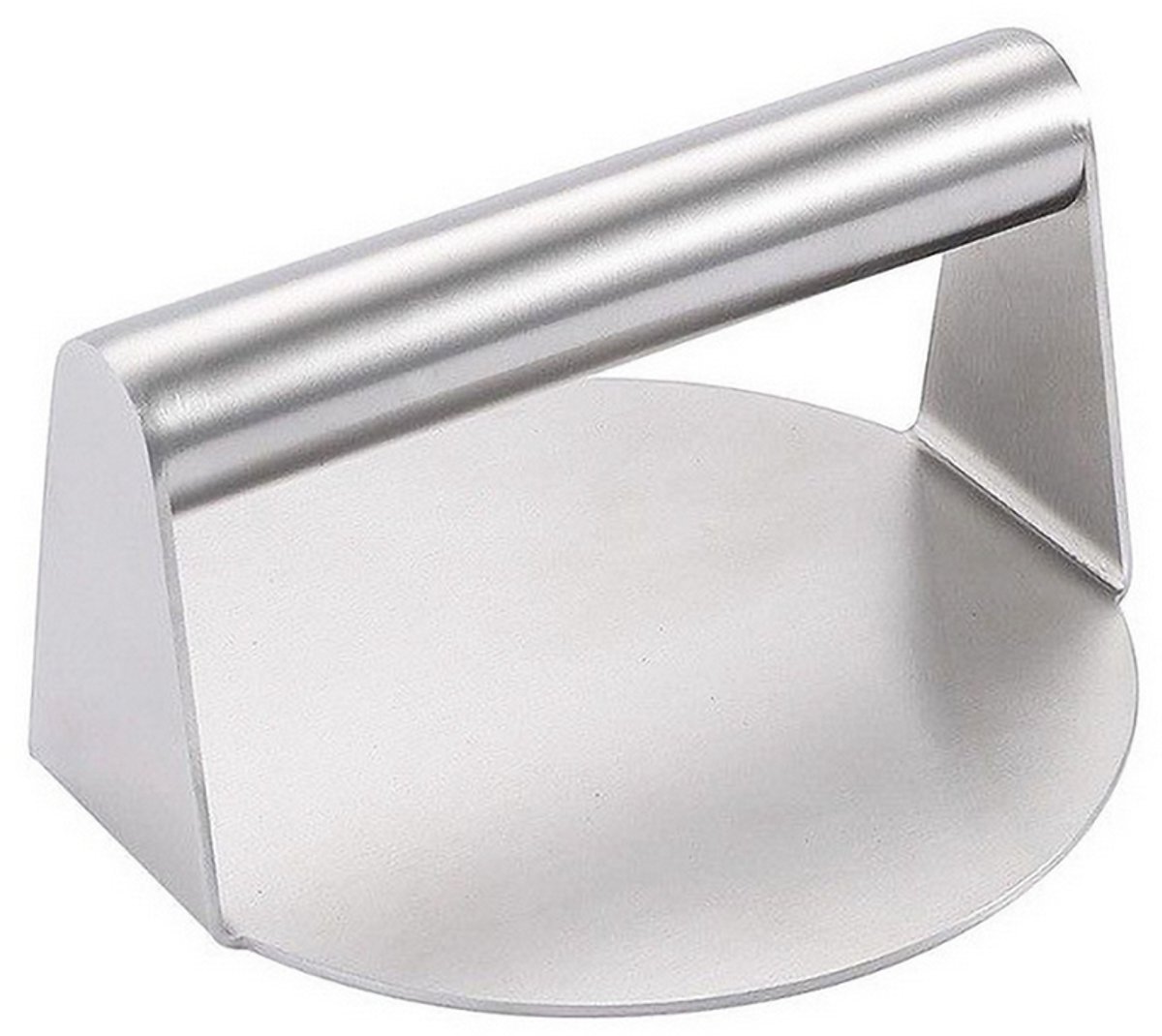 Hamburgerpers - Hamburgerpers voor gehakt - Hamburgerpers voor gehakt - Vleespers - Lengte handvat 14,5 cm - 15 x 14 cm - Roestvrij staal