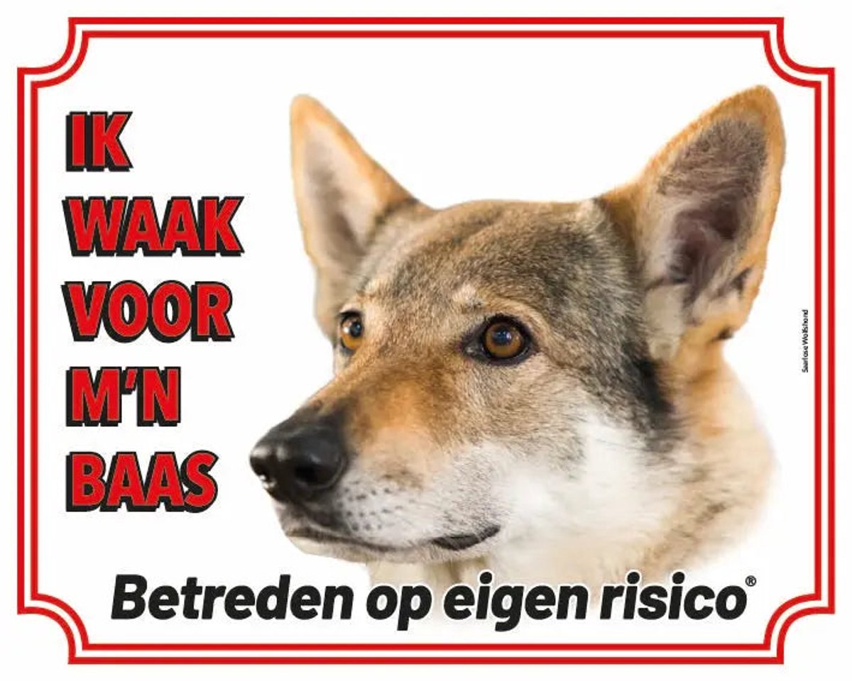 Saarlose Wolfshond Waakbord