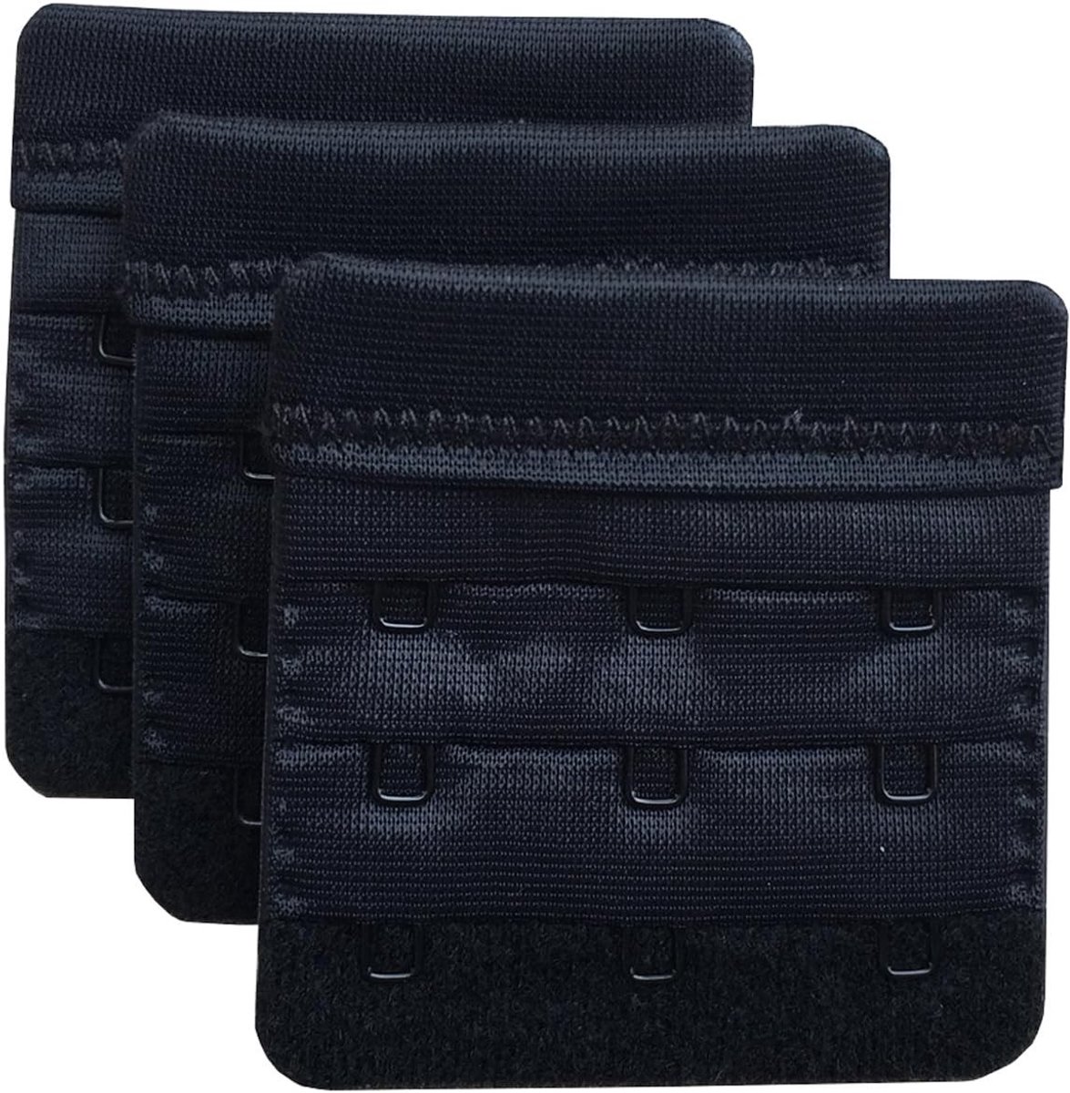 Driedelige Bh Extensies voor Vrouwen met 3 Haakjes, Verlenging voor Comfort en Pasvorm, 6cm x 5.8cm