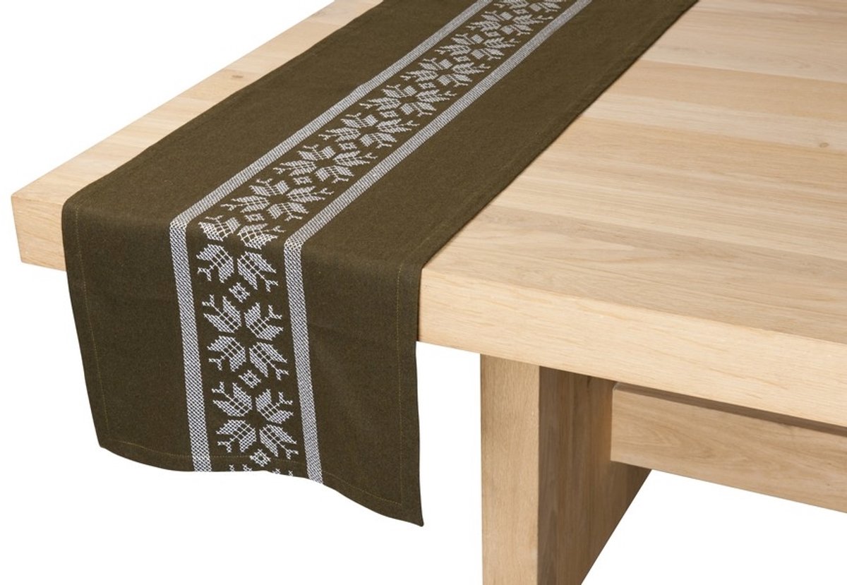 Jutland Tafelloper groen 42x145cm