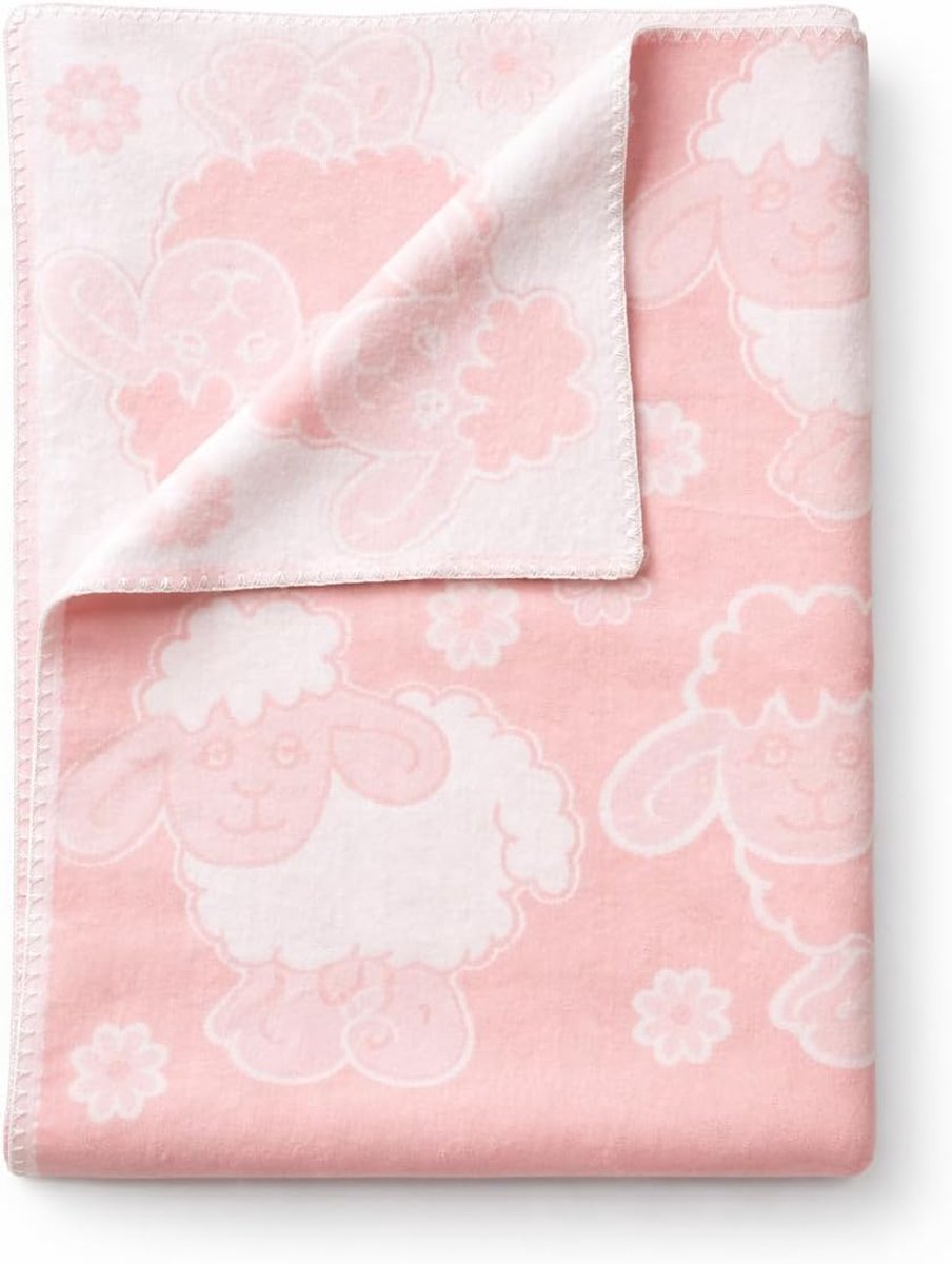 SnelShoppen - Babydeken 100% Katoen, Cuddly Blanket voor Jongens en Meisjes, 100 x 140 cm, Zachte Kinderen Dekens als Geboorte Cadeau voor Pasgeborene