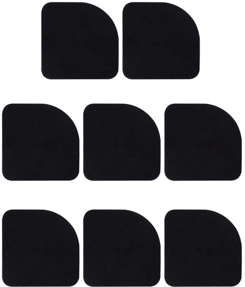 Anti-vibratie Pads - Set van 8 Stuks - Absorberende Rubberen Ringen - Trillingsdempers Wasmachine - Stille Voetmatten - Schokdemping en Bescherming